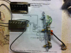 Cablage des micros Gibson